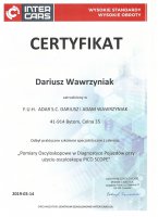 Certyfikaty ADAR Bytom 