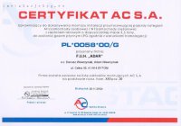 Certyfikaty ADAR Bytom 